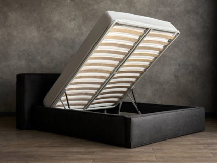 Кровать Сонум Europa Кашемир Голубой (с подъемным механизмом) 120х190