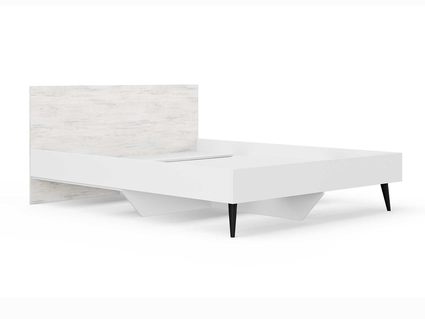 Кровать Сонум Ines Ясмунд + белый 140х190