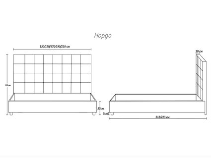 Кровать Димакс Нордо Альбус 120х200