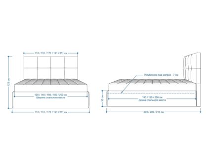 Кровать Lonax Алегра велюр Dolly-3 (с подъемным механизмом) 140х200
