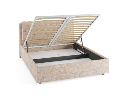 Кровать Сонум Olivia Кашемир Синий (с подъемным механизмом) 120х200