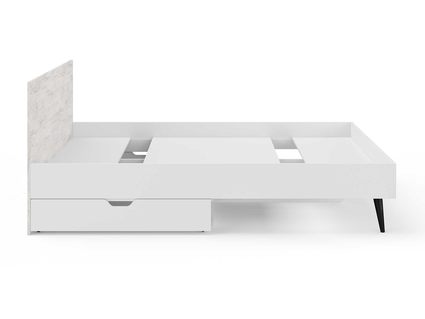 Кровать Сонум Ines Ясмунд + белый 140х190