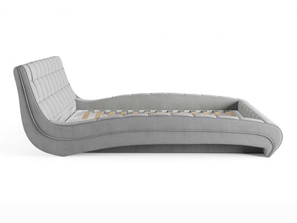 Кровать Сонум Milano Экокожа Графит (с подъемным механизмом) 90х200