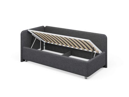 Кровать Сонум Capri Экокожа Коричневый перламутр (с подъемным механизмом) 120х190