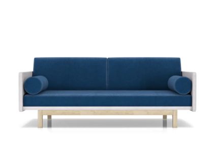 Диван Арско Двалин трехместный синий Длина 205 см