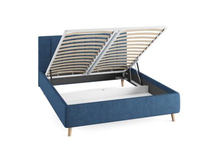 Кровать Сонум Alma Кашемир Серый (с подъемным механизмом) 120х190