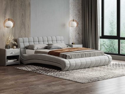 Кровать Сонум Milano Кашемир Латте 120х190