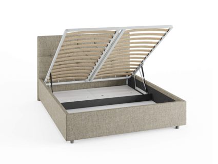 Кровать Сонум Bari Кашемир Бежевый (с подъемным механизмом) 120х190